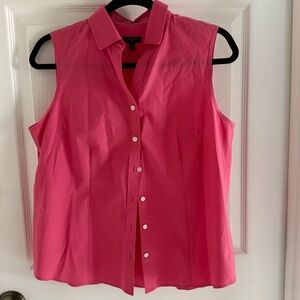 Talbots Sleeveless Button Shirt